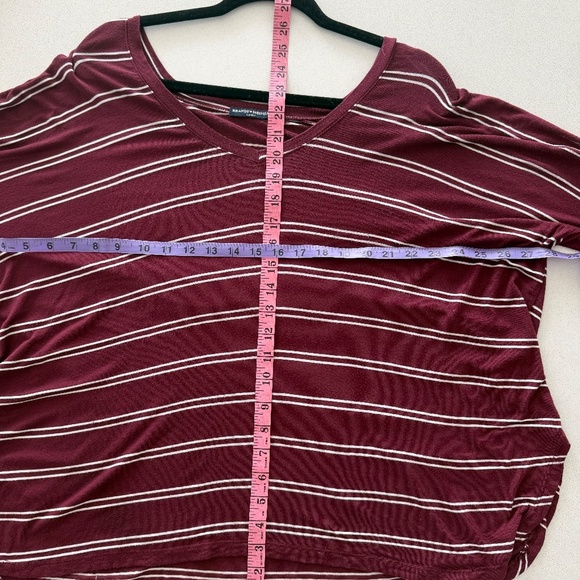 Brandy Melville Red and White Striped Long Sleeve Top - Picture 5 of 5